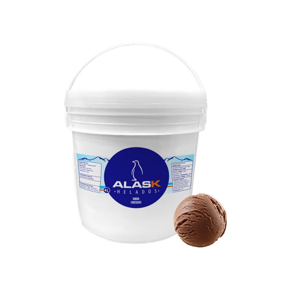Helado de chocolate Alask (4 L)
