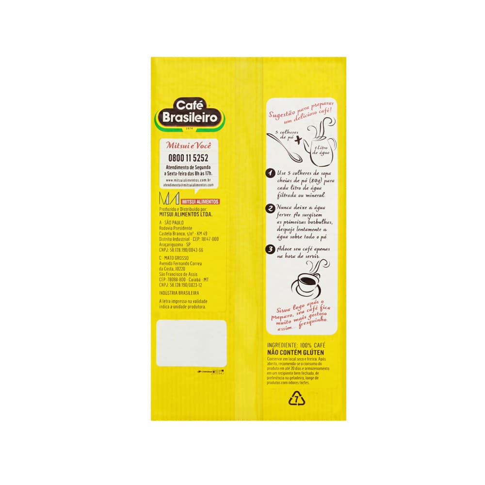 Café tradicional Brasileiro (250 g / 8.8 oz) - imagen 3